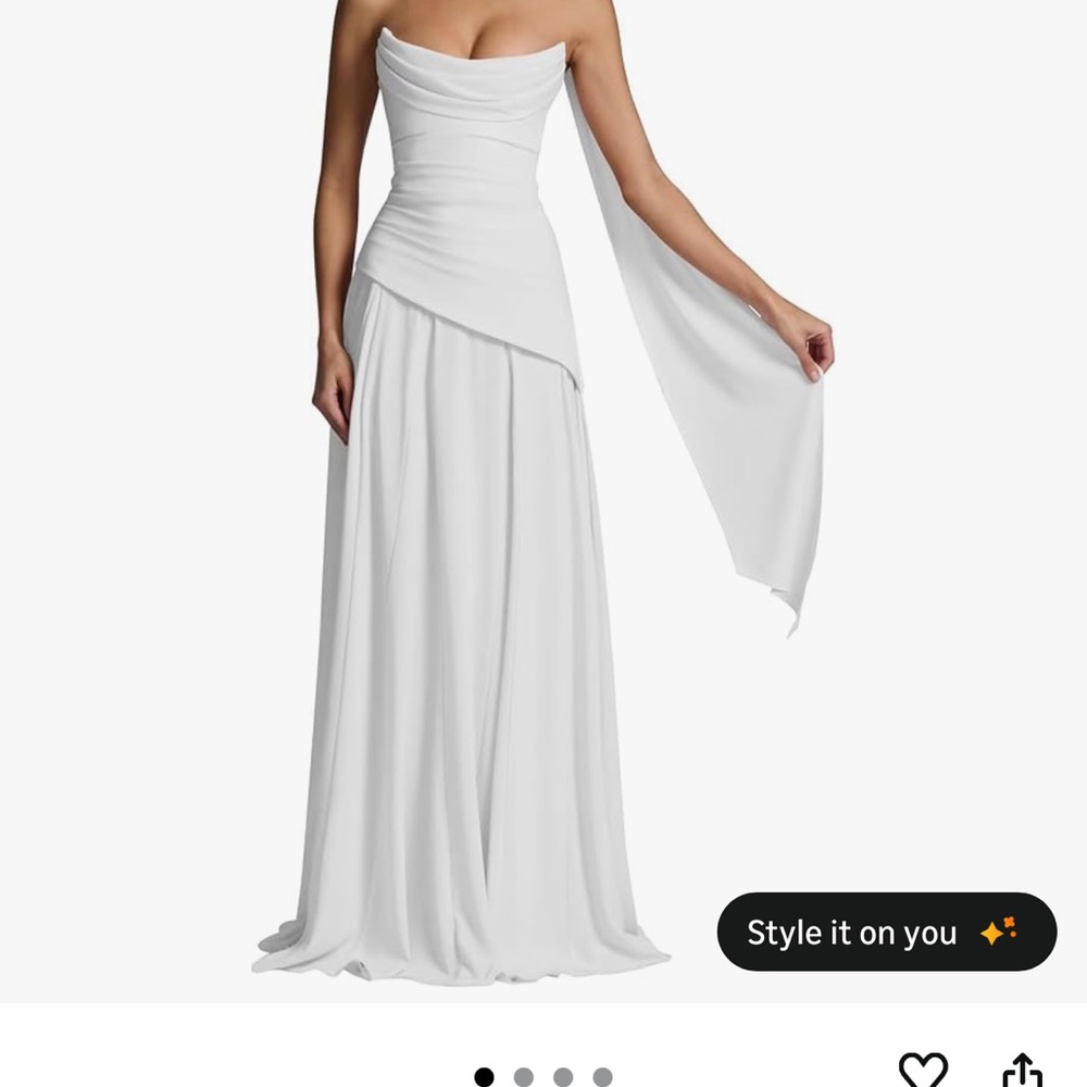 Elegant White Bridal Gown
